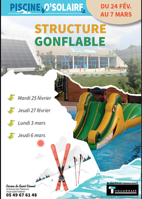 Affiche structure gonflable St Varent
